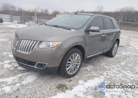 2012 Lincoln Mkx z USA, uszkodzony, nr VIN 2LMDJ8JK1CBL05622
